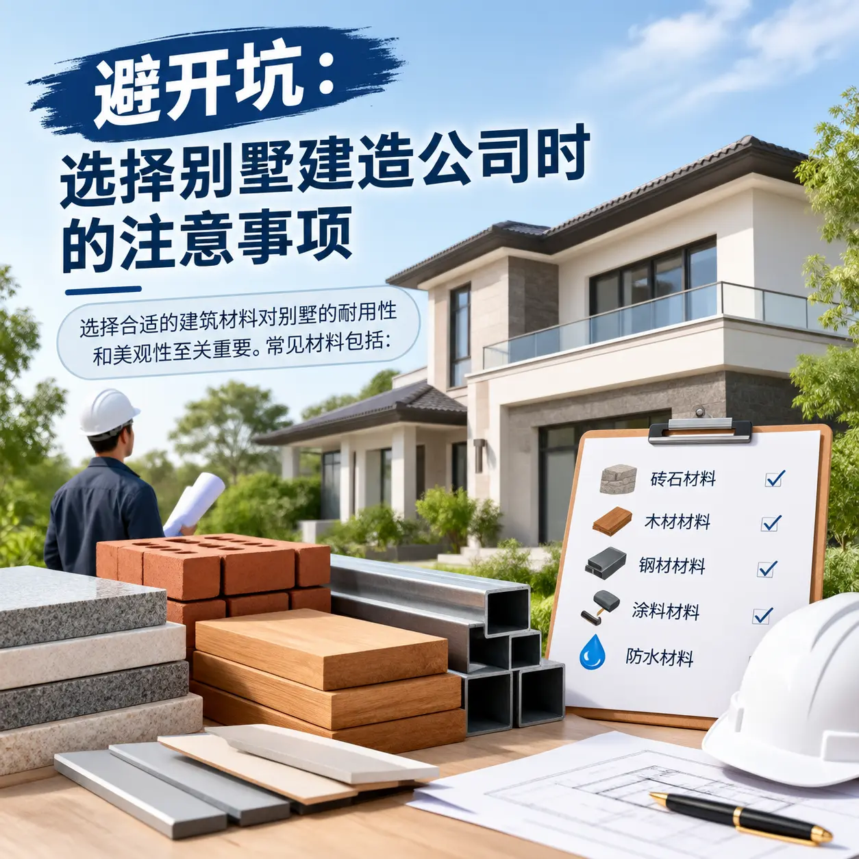 避开坑:选择 绥阳 别墅建造公司时的注意事项