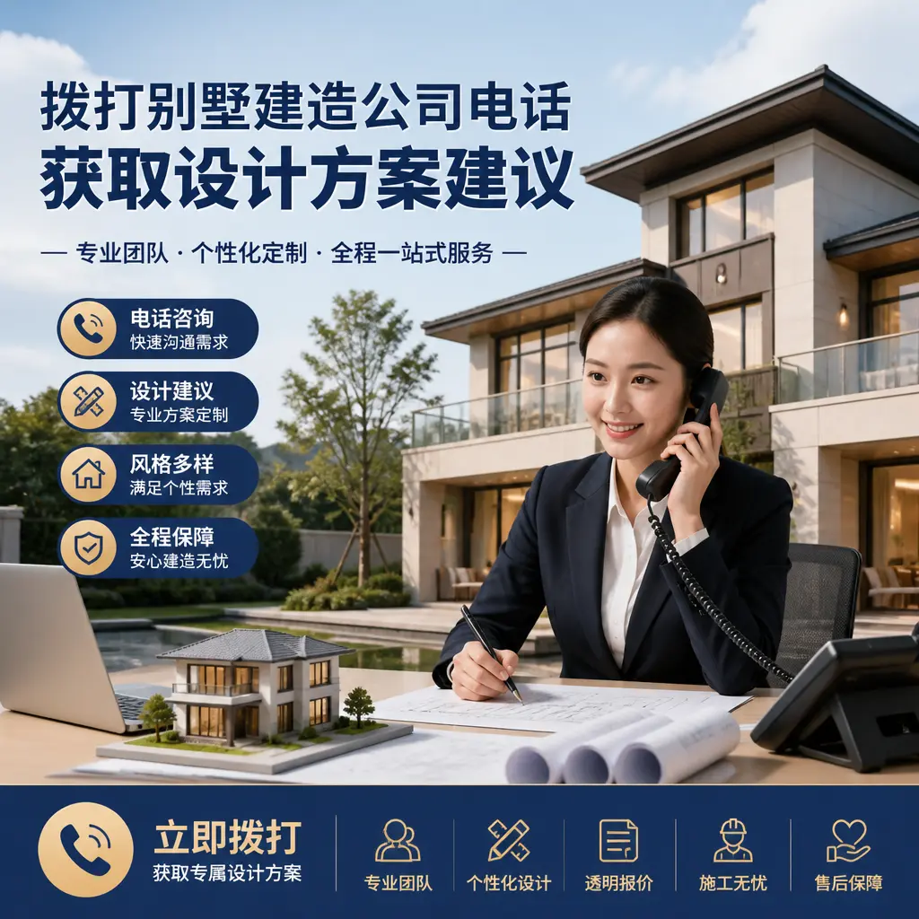 拨打绥阳别墅建造公司电话,获取设计方案建议