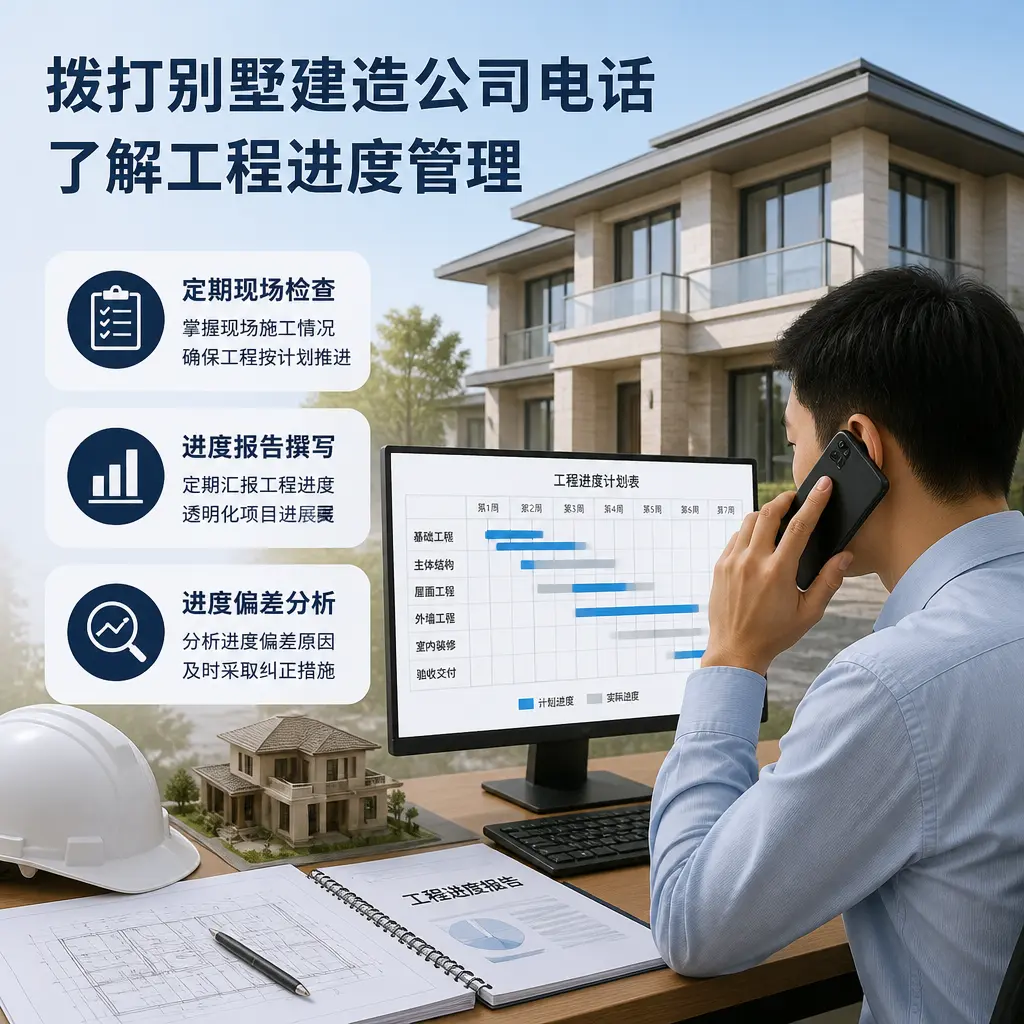 拨打绥阳别墅建造公司电话,了解工程进度管理