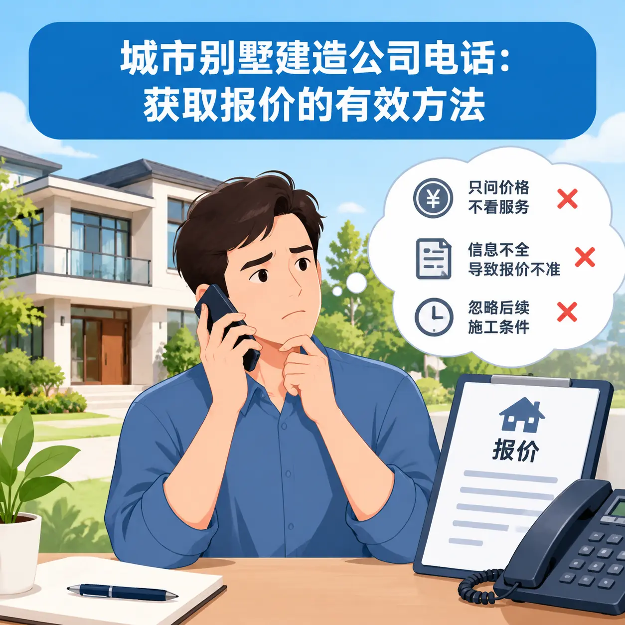 绥阳别墅建造公司电话:获取报价的有效方法
